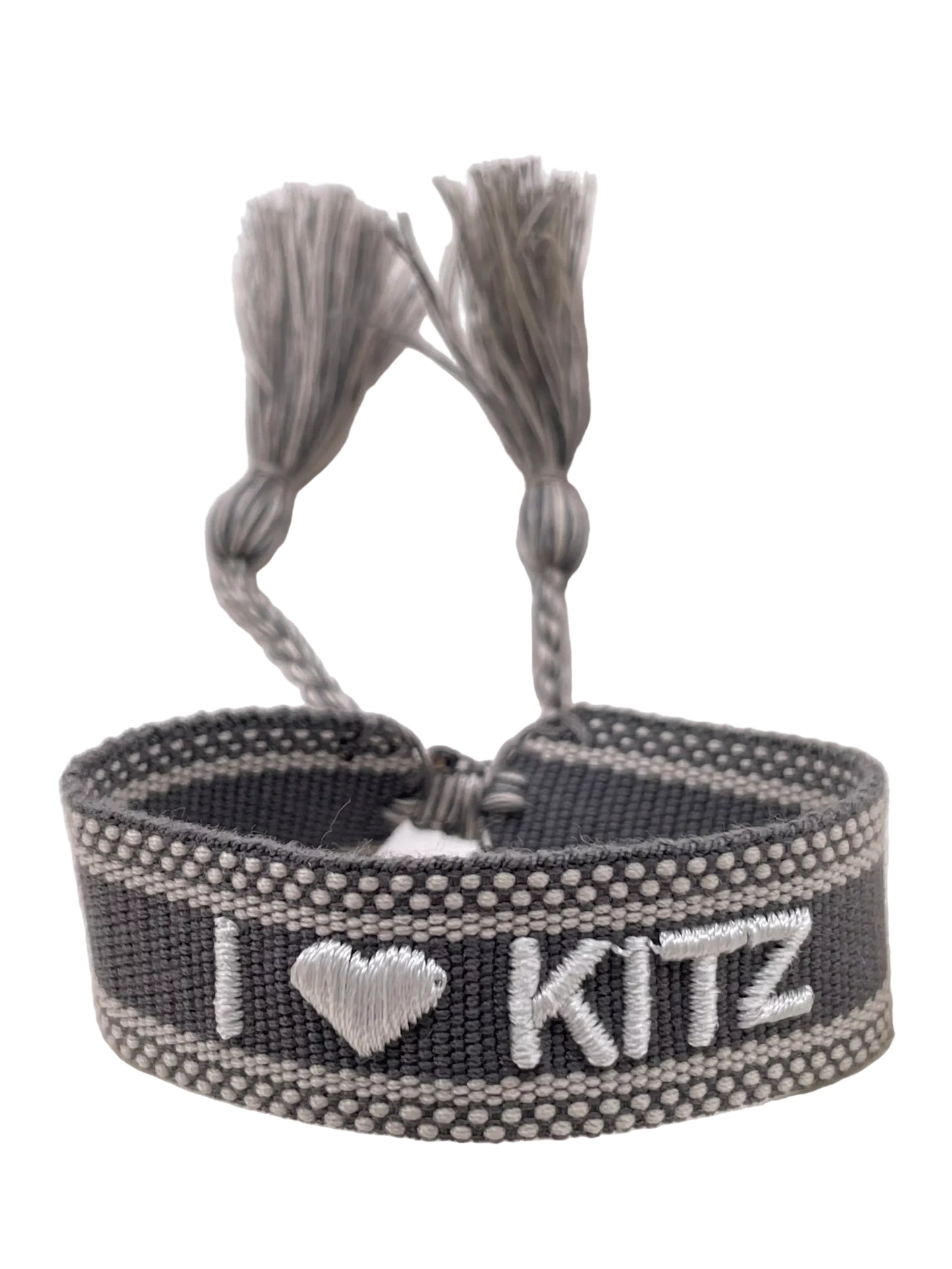 Armband Stoff anthrazit